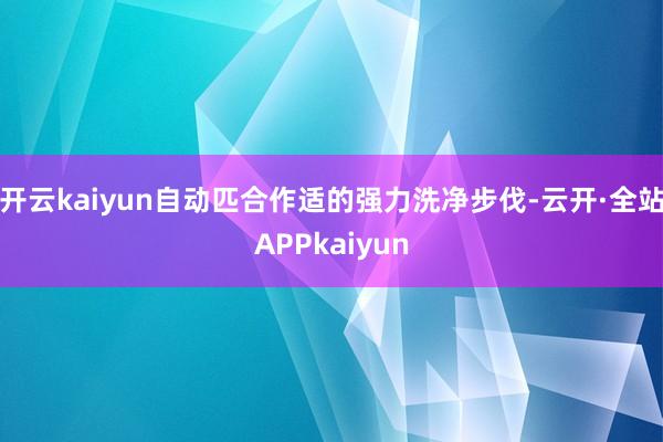 开云kaiyun自动匹合作适的强力洗净步伐-云开·全站APPkaiyun