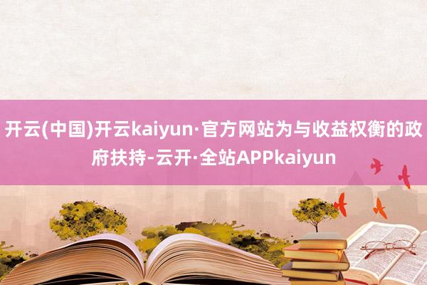 开云(中国)开云kaiyun·官方网站为与收益权衡的政府扶持-云开·全站APPkaiyun